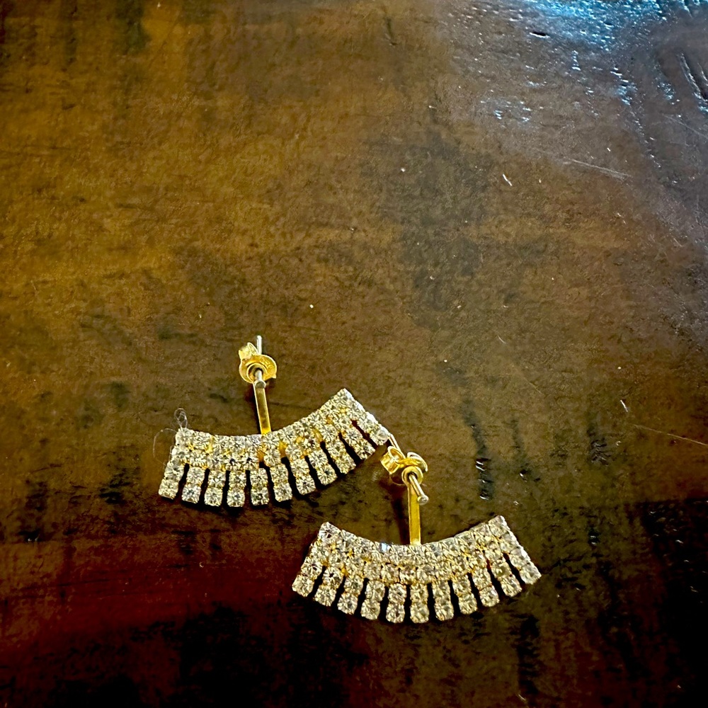 Earrings Gold Shinning